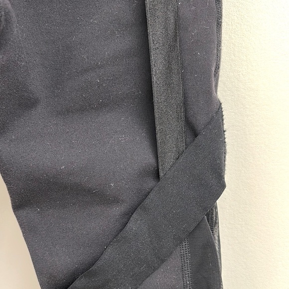 ALO All Black High Waisted Bandage Leggings - Picture 5 of 5